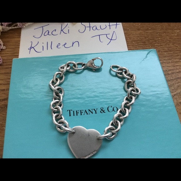 *RESERVED*Tiffany & Co Heart Tag Bracelet - Picture 3 of 5